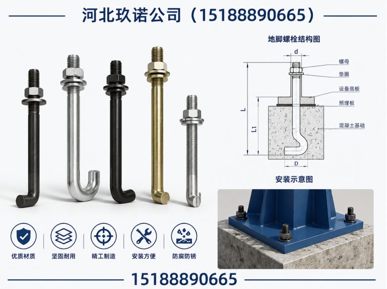 邯郸经济技术开发区地脚螺栓展示图